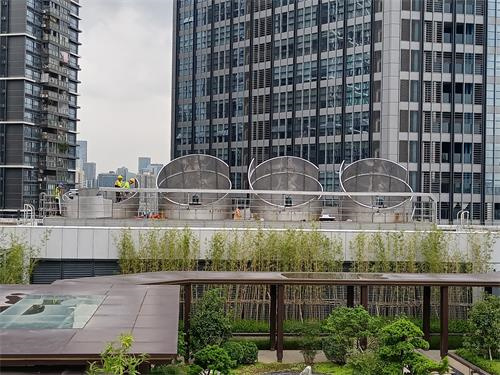 工業(yè)玻璃鋼冷卻塔要如何加強(qiáng)處理